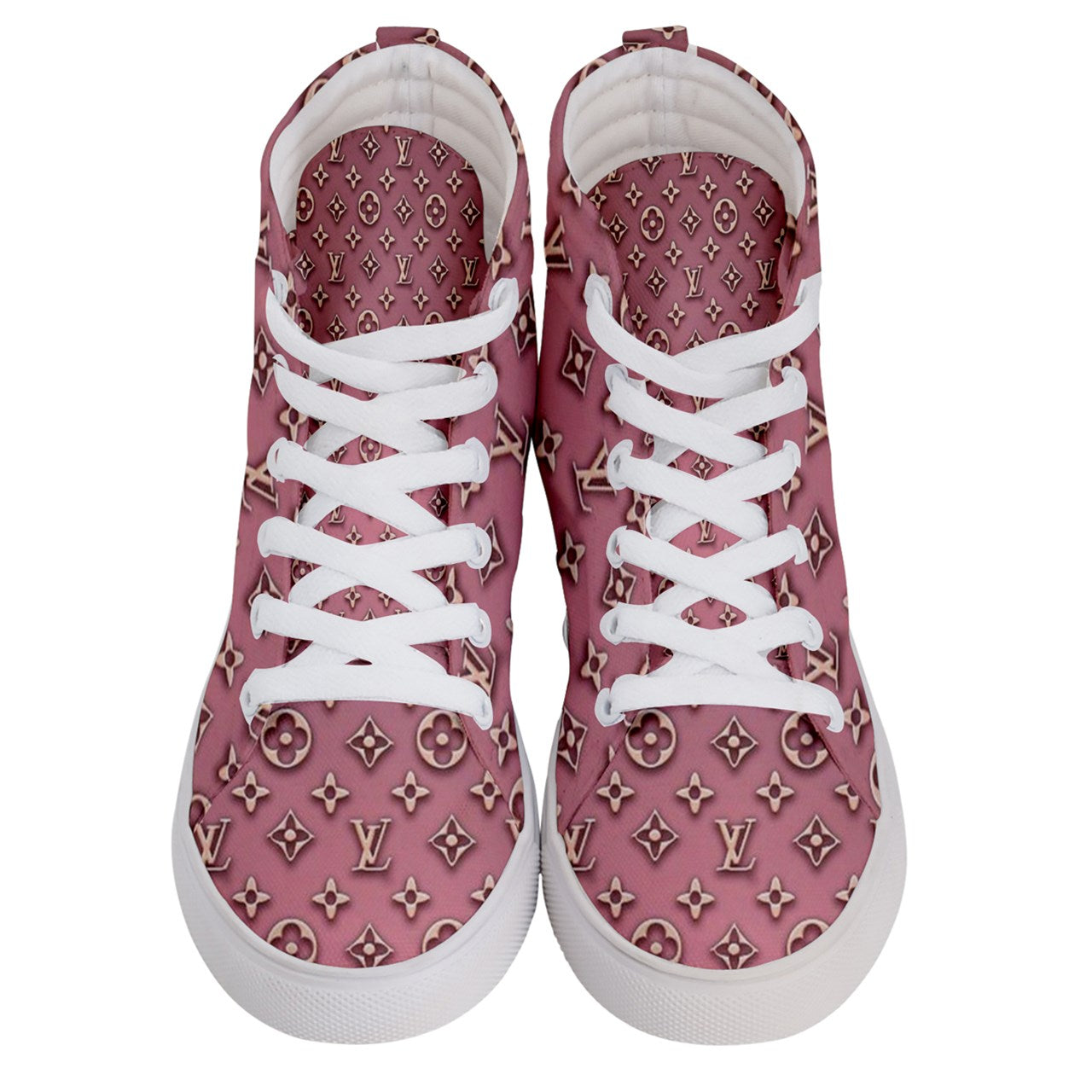 PINK HEAT  Men's Hi-Top Skate KICKS