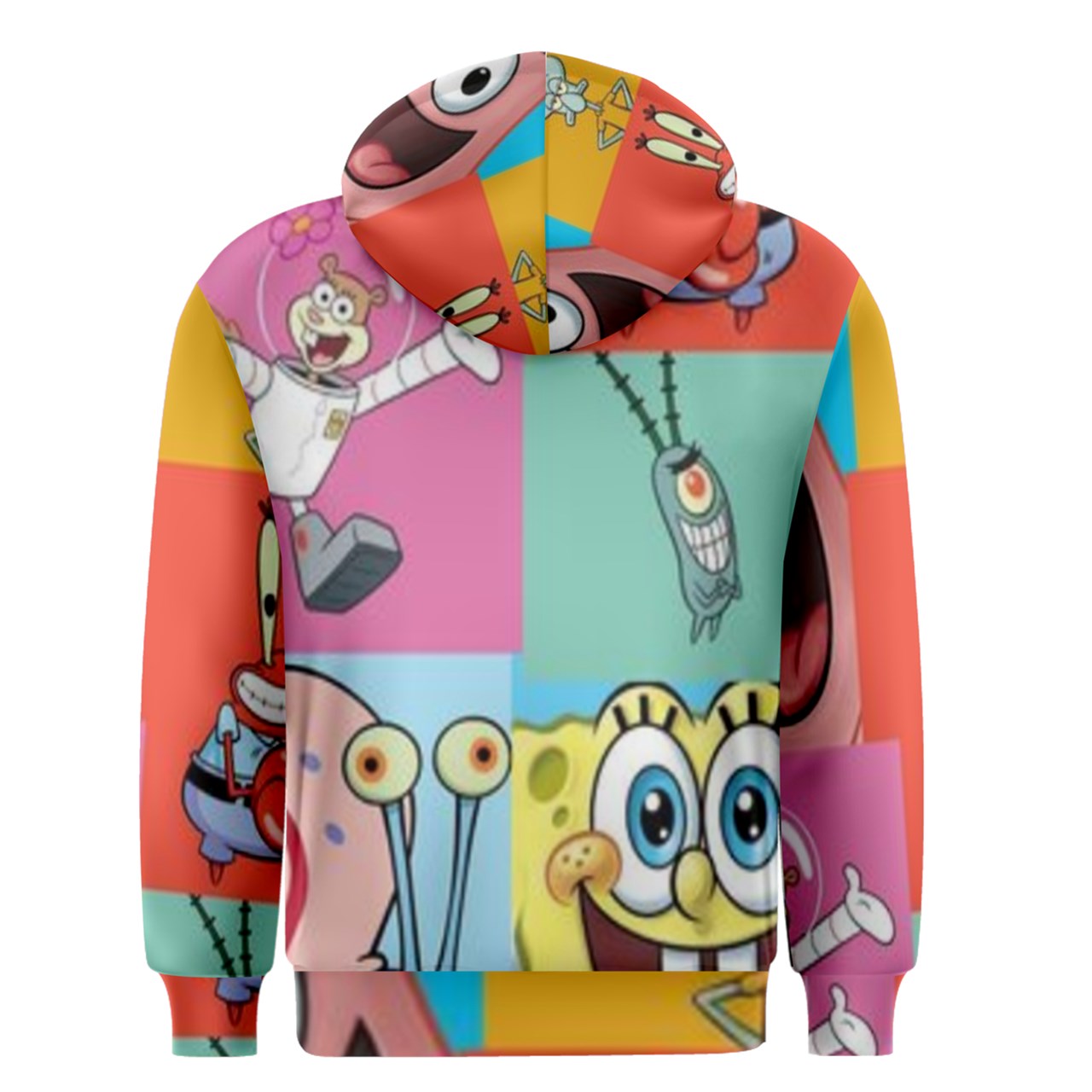 SPONGE FRIENDS Men's Zipper Hoodie