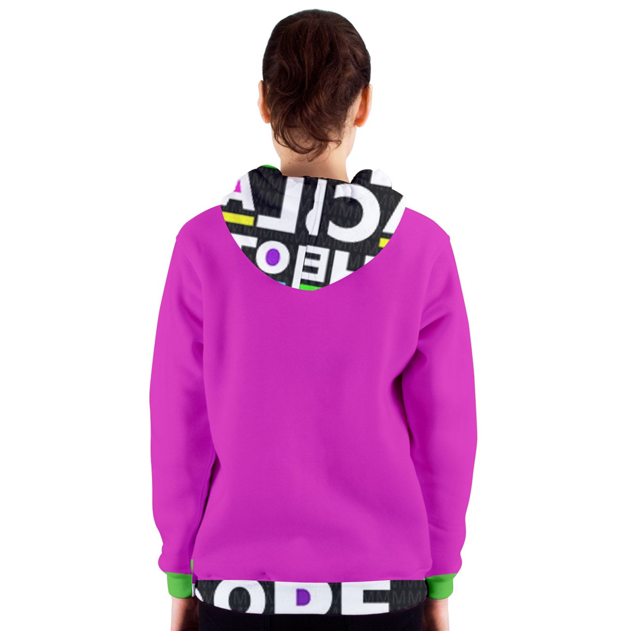 DOPE BLACK MOTHER Women's Zipper Hoodie