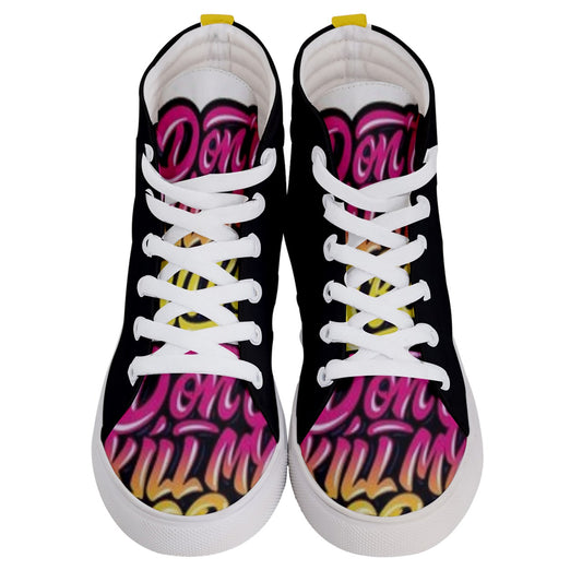 VIBIN' Men's Hi-Top Skate Sneakers