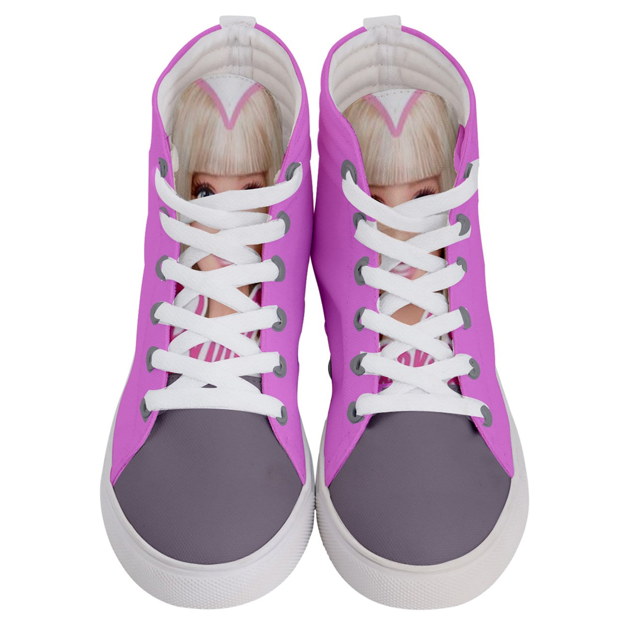 BARB LOVERS Women's Hi-Top Skate KICKS