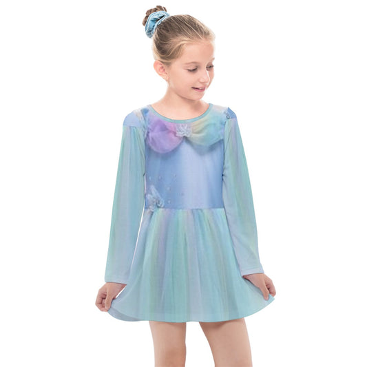 Princess Kiara Kids' Long Sleeve Dress