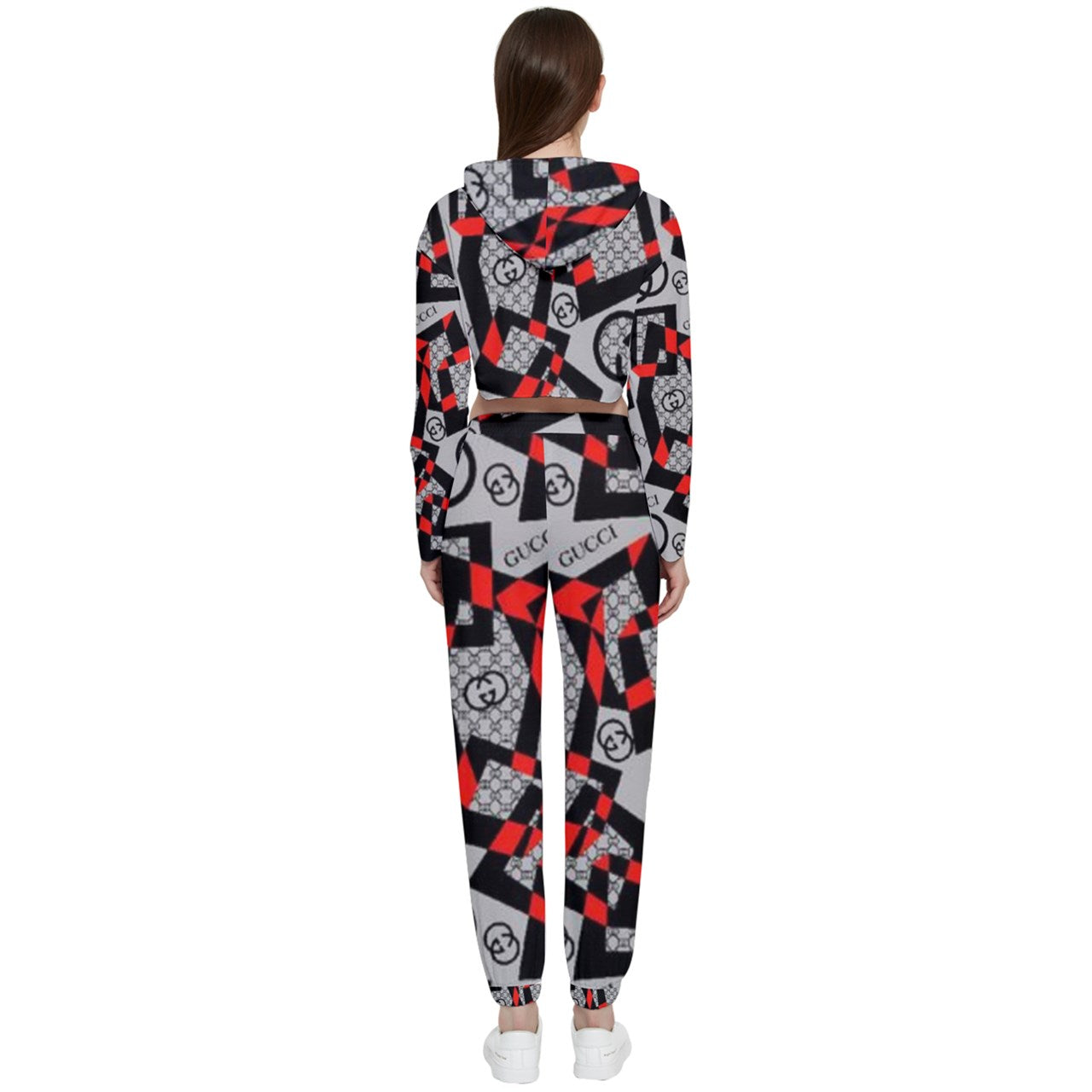 Lady Bug Couture Cropped Zip Up Lounge Set