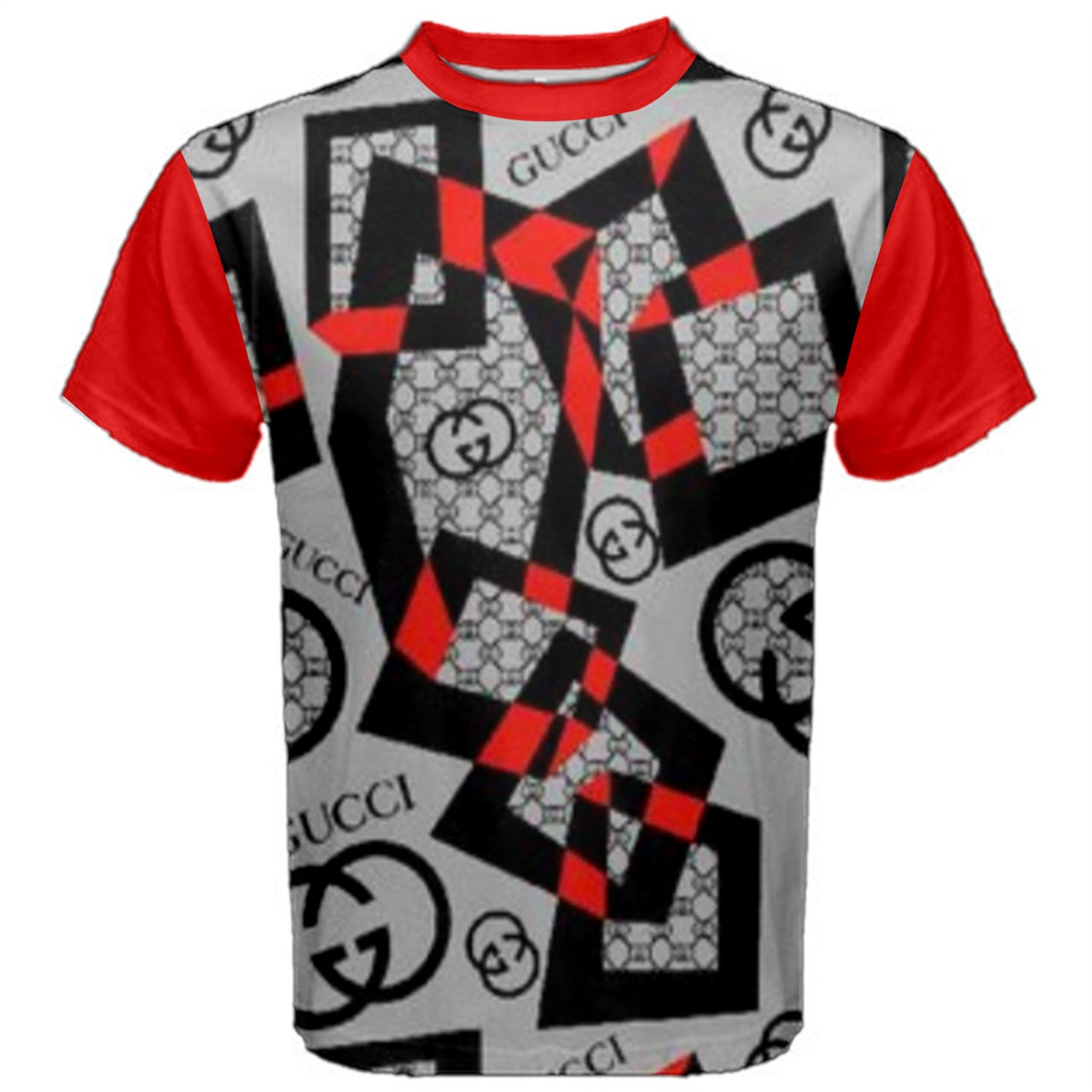 G's Up Red and Black Men's Cotton Tee