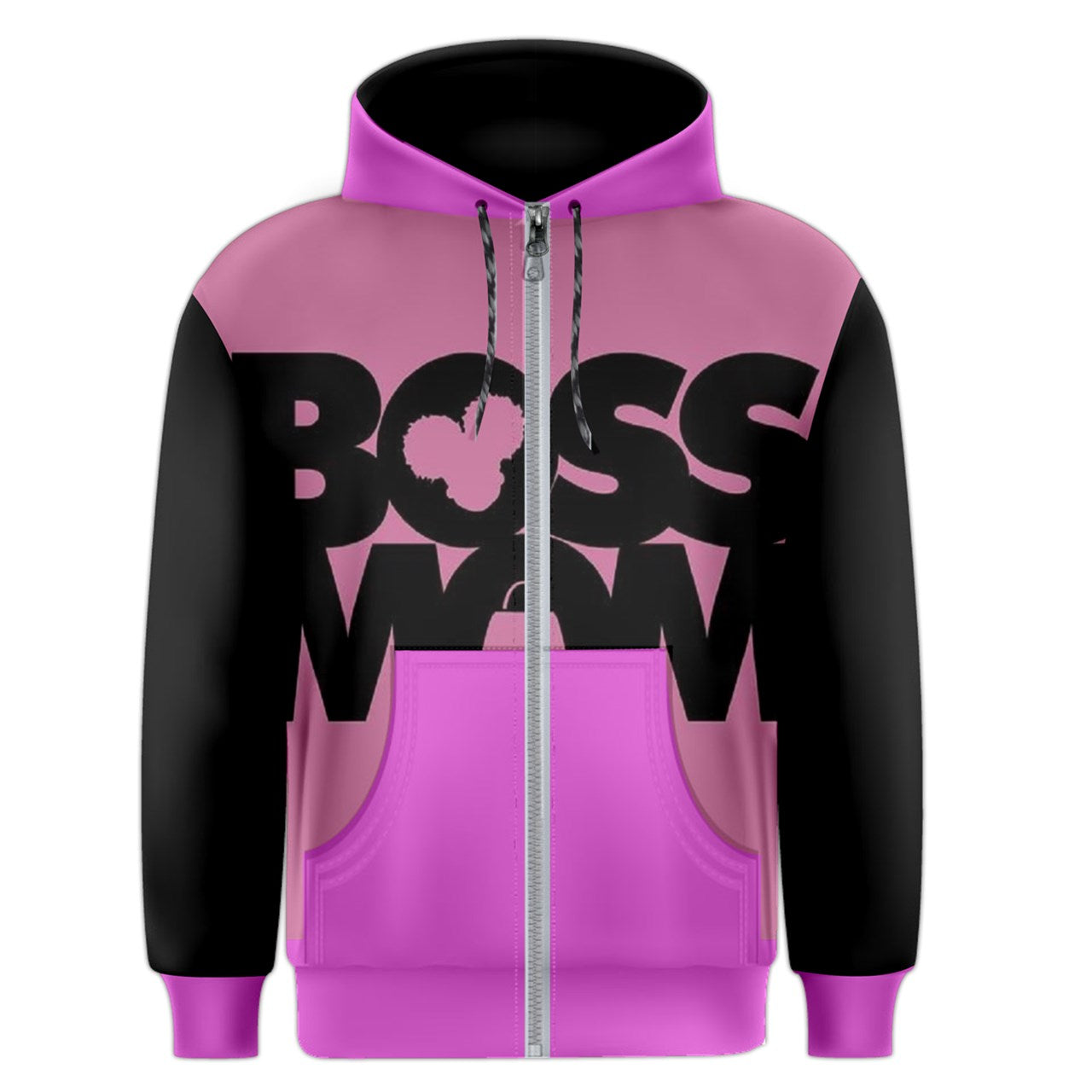 bossmom Zipper Hoodie