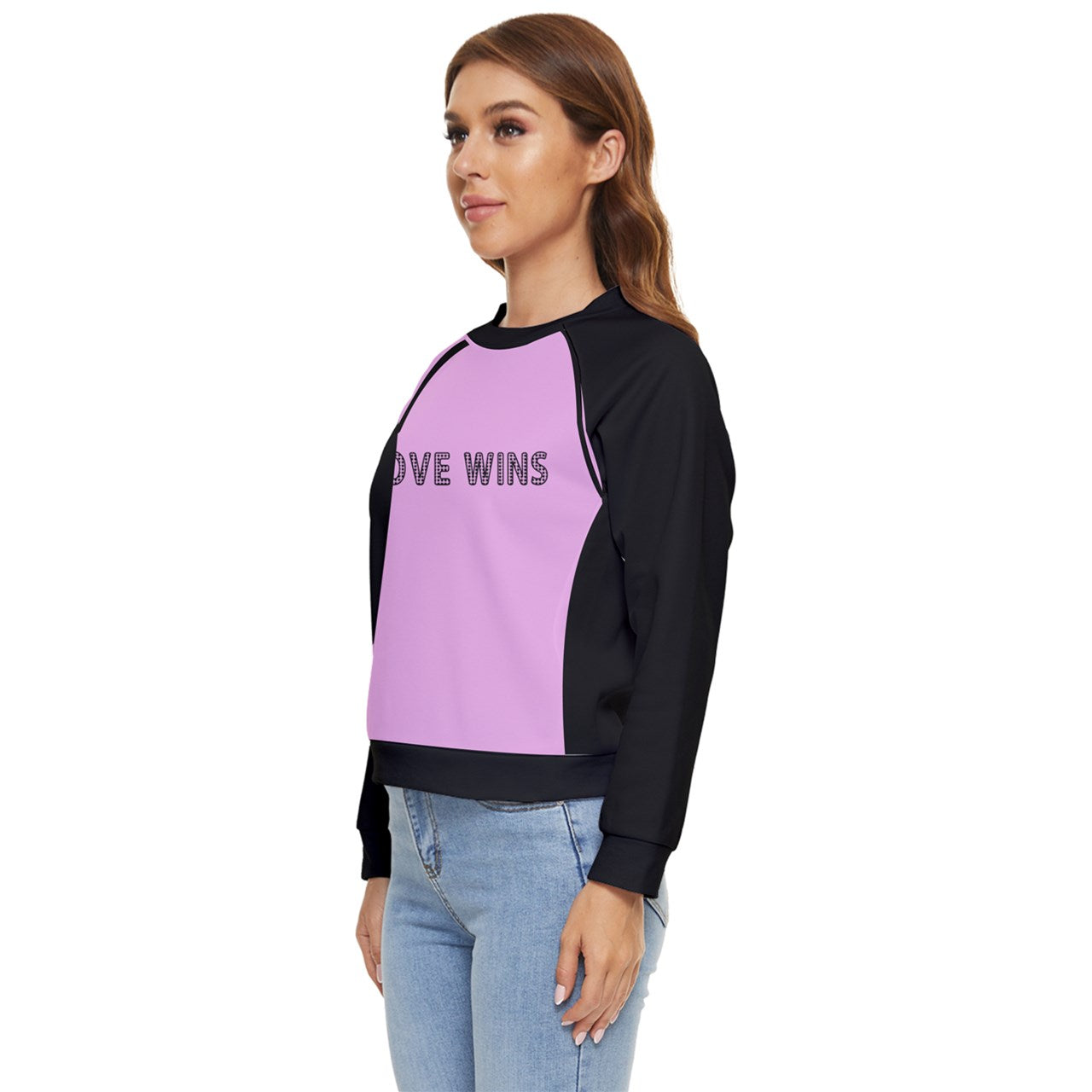 LOVE WINS Women's Long Sleeve Raglan Tee