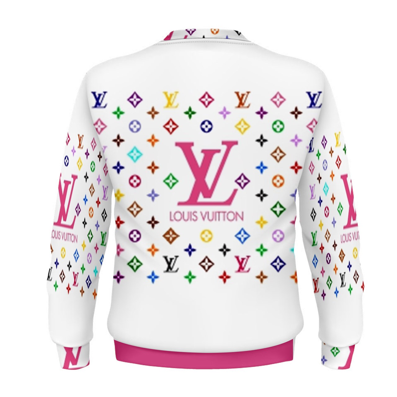 Lou-Vuitt-Luxury Print Men's Sweatshirt