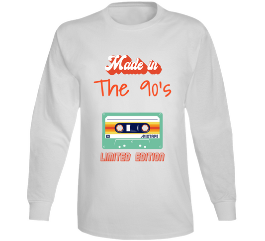 Made In The 90's (white) Long Sleeve