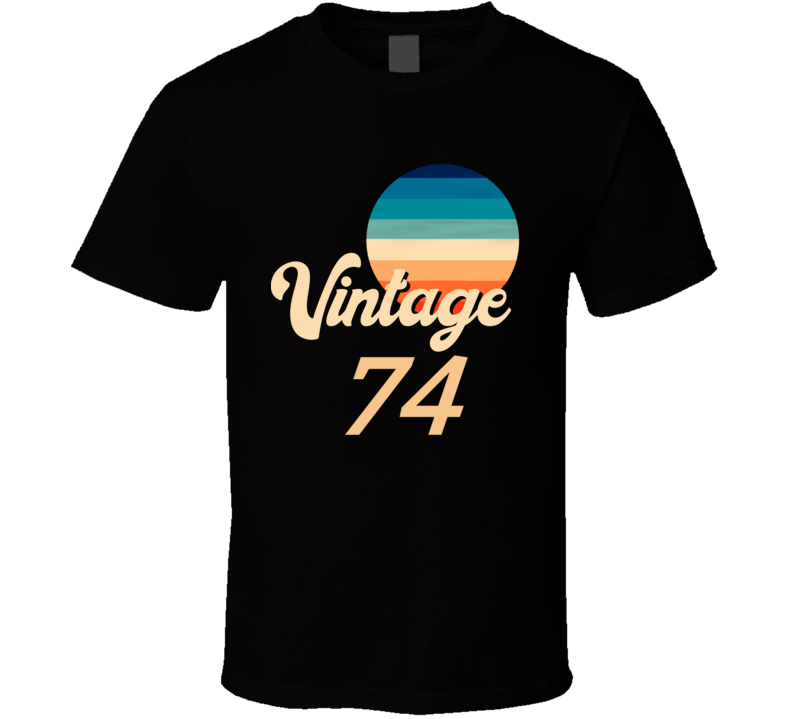 Vintage Year Tee (74) T Shirt