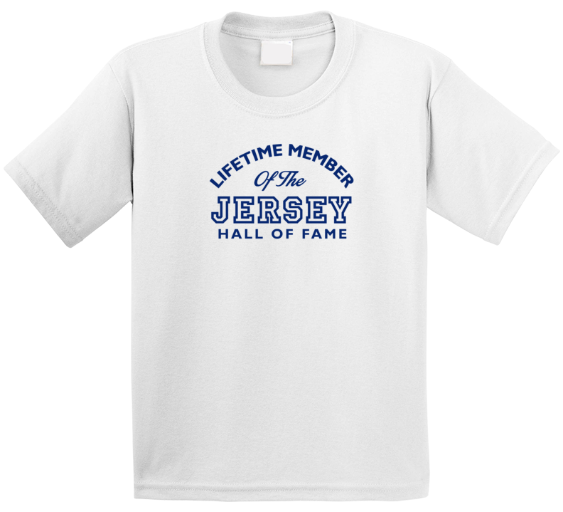 Lifetime Jersey Hall Of Fame (white) T Shirt