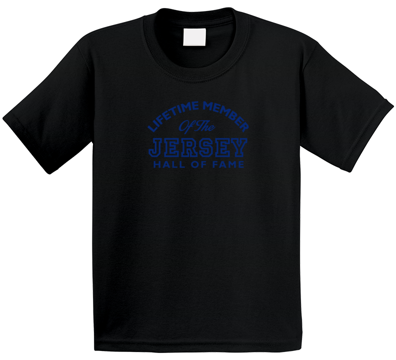 Lifetime Jersey Hall Of Fame (black) T Shirt