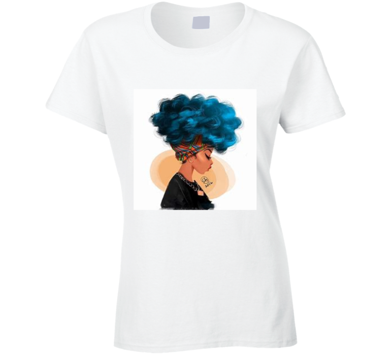 Lady Blue Tee  Ladies T Shirt