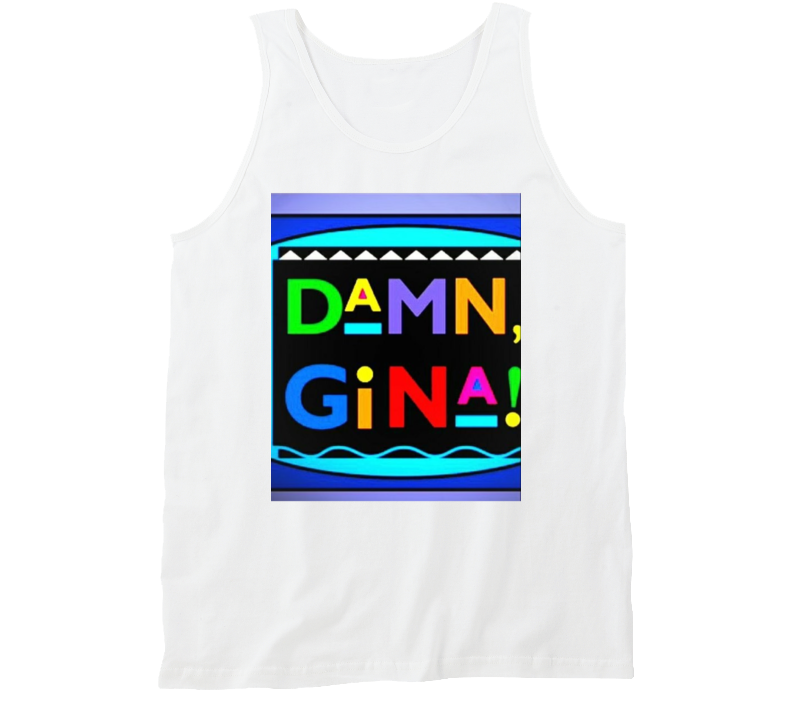 Damn Gina White Tanktop