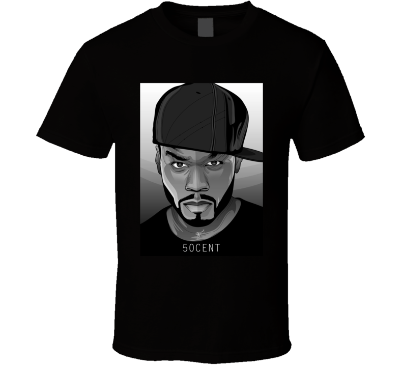 Fiddy Black  T Shirt