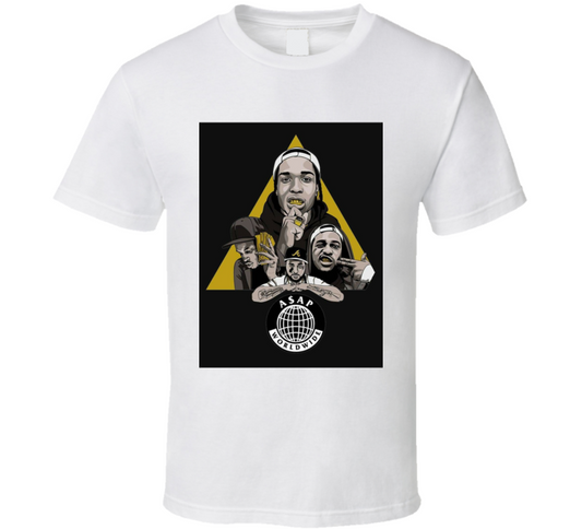 Asap The World White  T Shirt