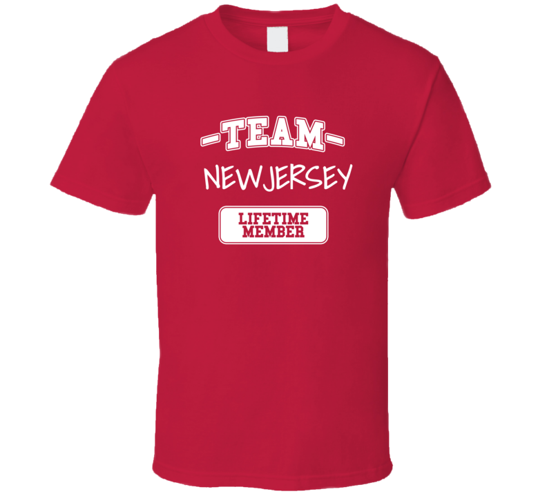 Team N J Red T Shirt