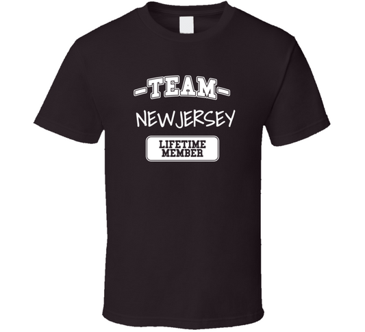 Team N J Chocolate  T Shirt