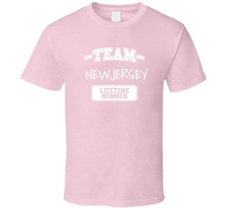 Team N J Pink  T Shirt