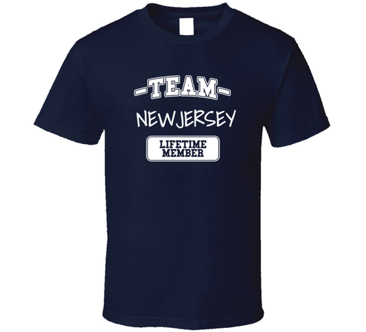 Team New Jersey Blue  T Shirt