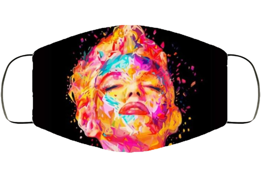 Color Me Marilyn  Face Mask Cover