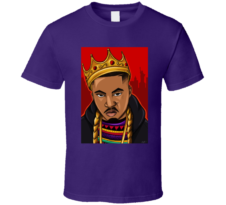 King Nasir Purp T Shirt