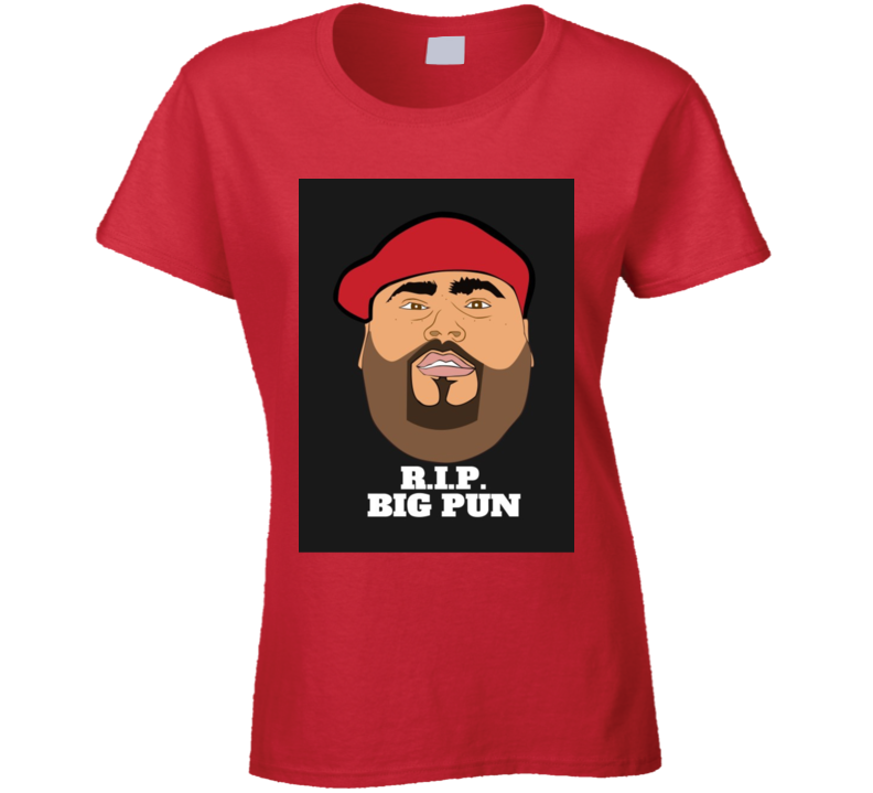 R. I. P. Pun Red Ladies T Shirt