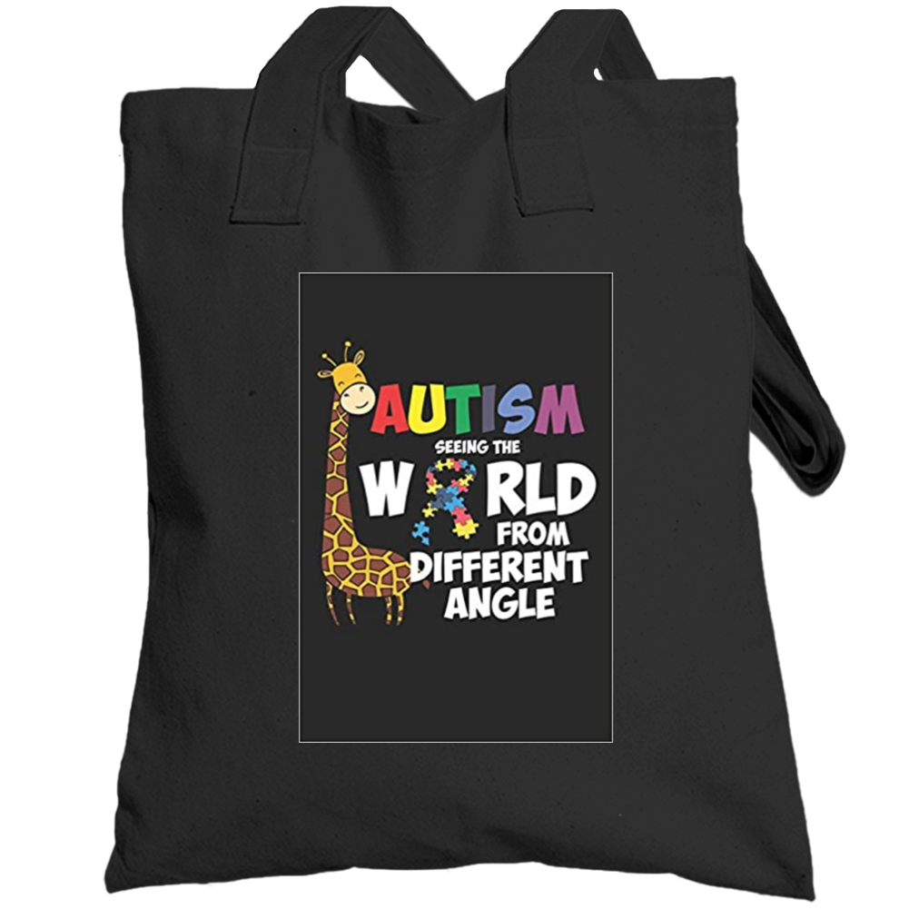 Autism Giraffe  Totebag