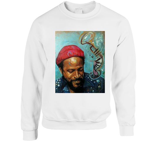 Musical Marv White Crewneck Sweatshirt