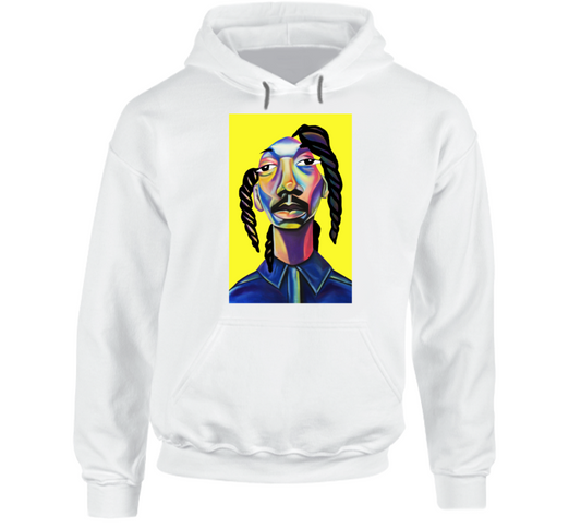 Classic Dogg Art White Hoodie