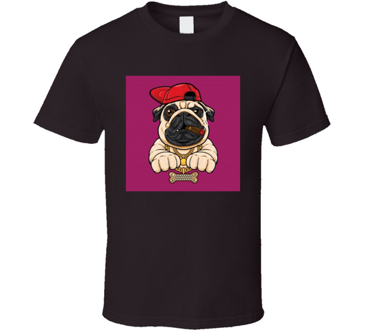 Bully Gold Dog Brown T Shirt