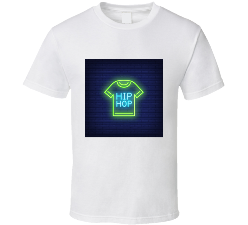 Hiphop Neon Tee  T Shirt