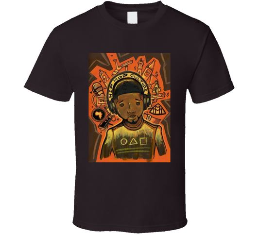 Hiphop Culture ( Chocolate Brown)  T Shirt