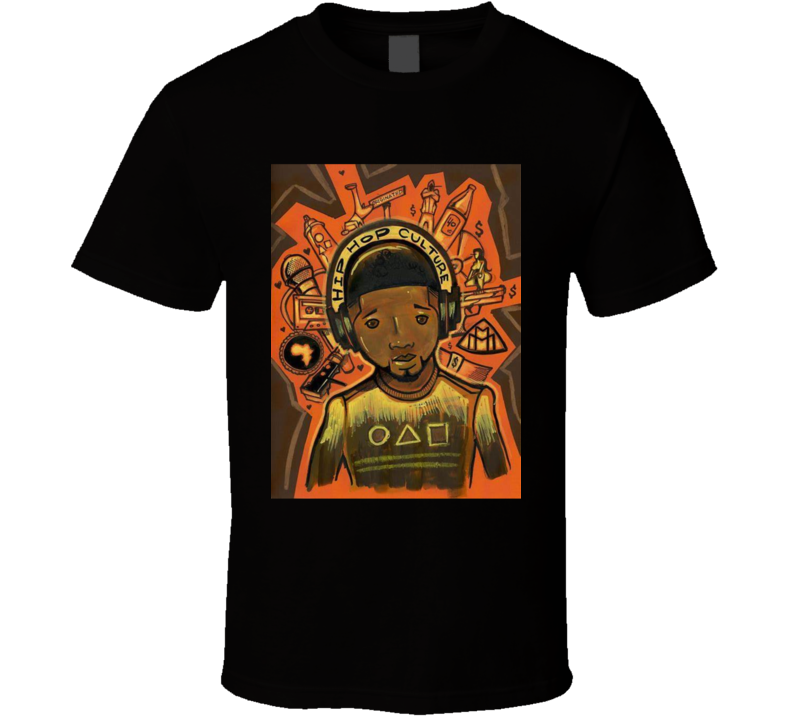 Hiphop Culture ( Black )  T Shirt