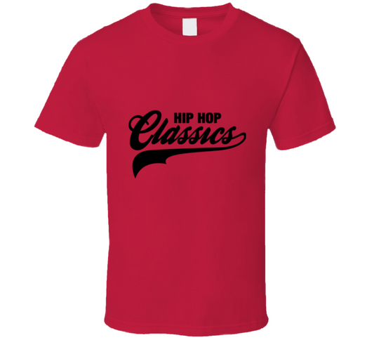 Hip Hop Classics ( Red)  T Shirt