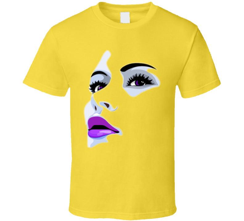 Sunflower And Purple Lip T Shirt