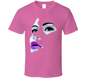Pink And Purple Lips T Shirt