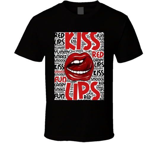 Hot Kiss Lips  T Shirt