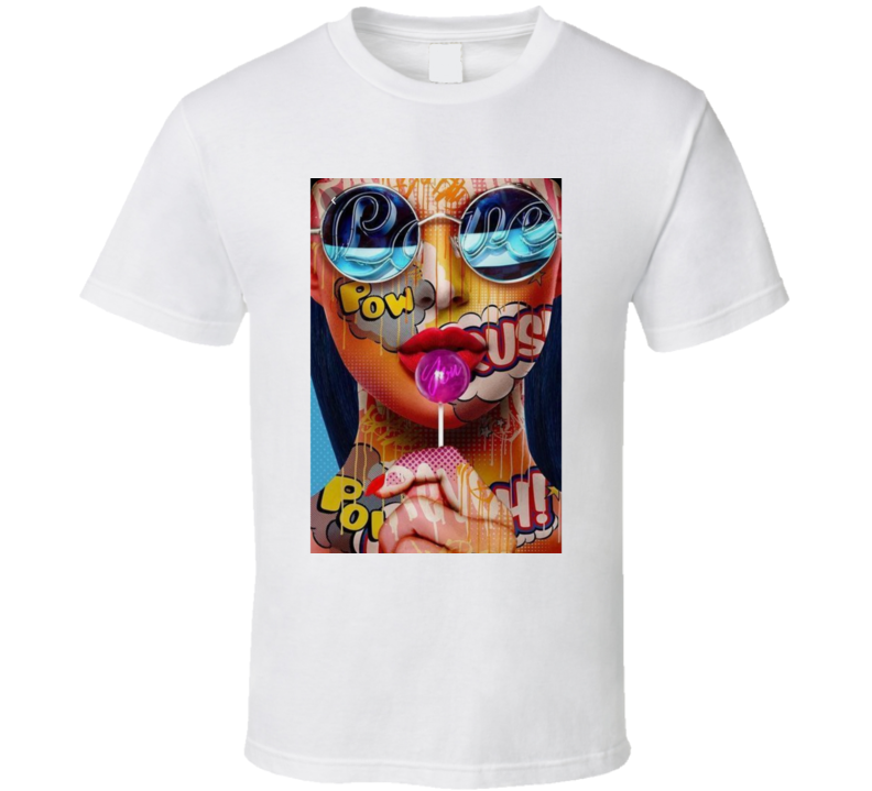 Retro Love Pop  T Shirt