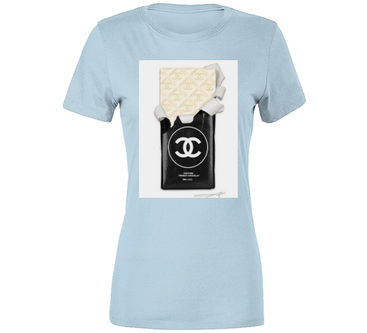 Couture Bar ( Baby Blue ) Ladies T Shirt