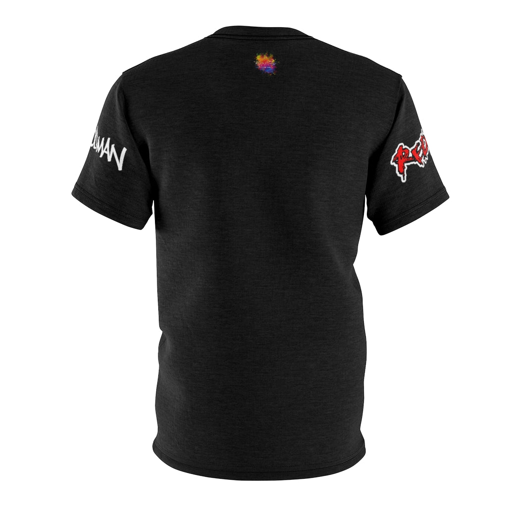 Red & Mef Concert Tee  (PINK/ BLACK ) ..  All Over Tee