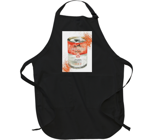 Can Of Fashion - Black Apron