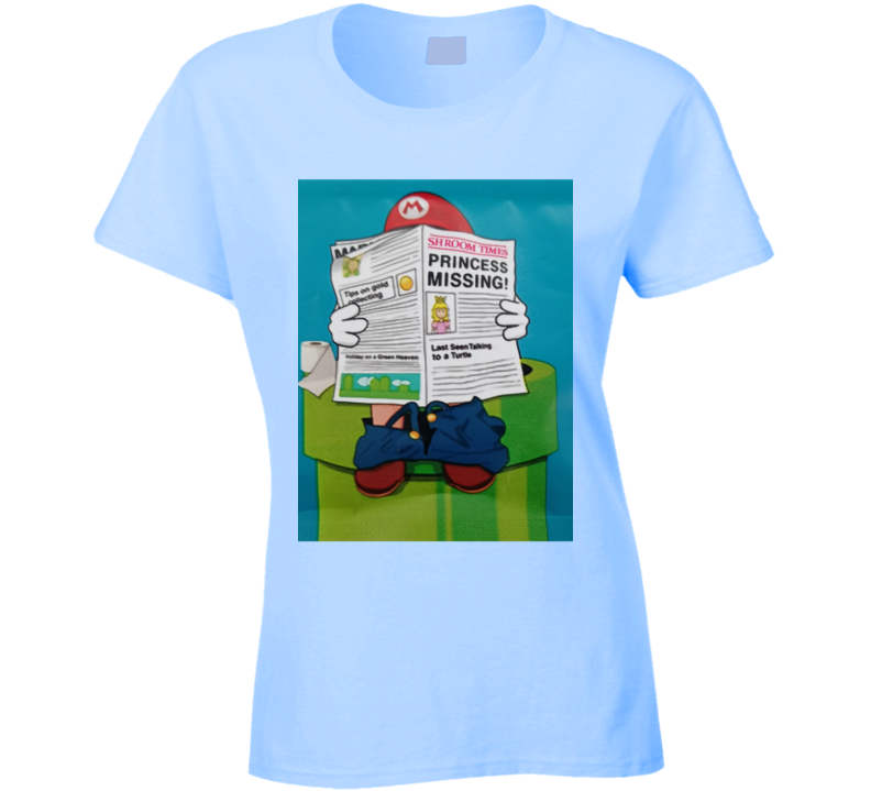 Missing Princess Baby Blue Ladies T Shirt