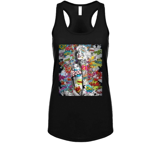 Throwback Retro Pop - Black  Tanktop