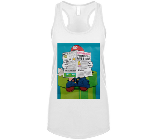 Missing Princess  - White  Tanktop