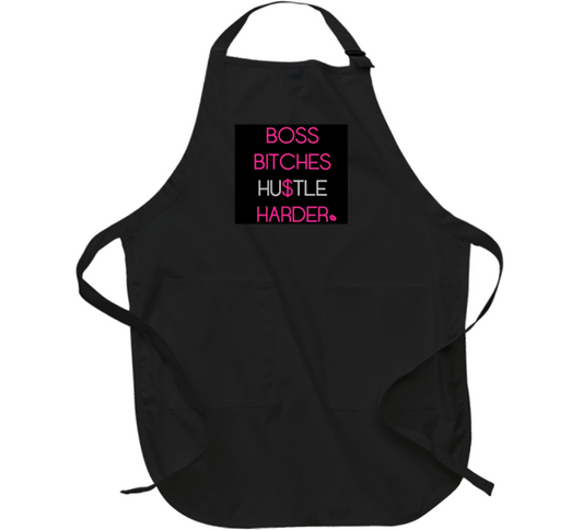 Boss Bees ( Black ) Apron