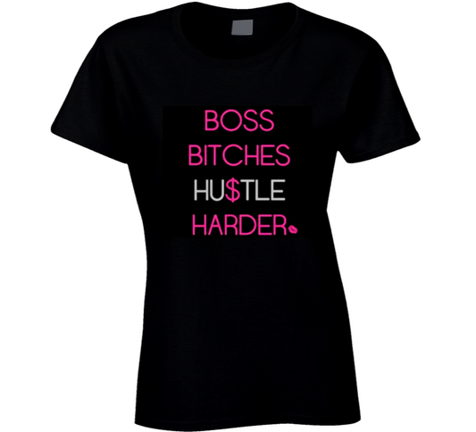 Boss Bees ( Black ) Ladies T Shirt