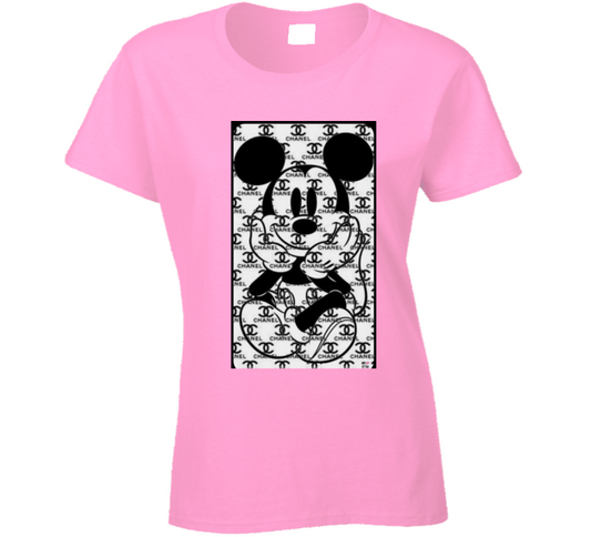 Mick C Couture ( Pink ) Ladies T Shirt