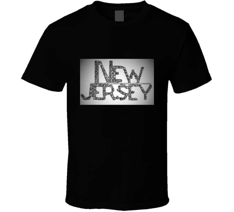 New Jersey Bling Blackout  T Shirt