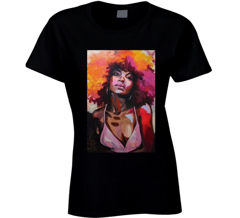 Ms. Cookie ( Black ) Ladies T Shirt