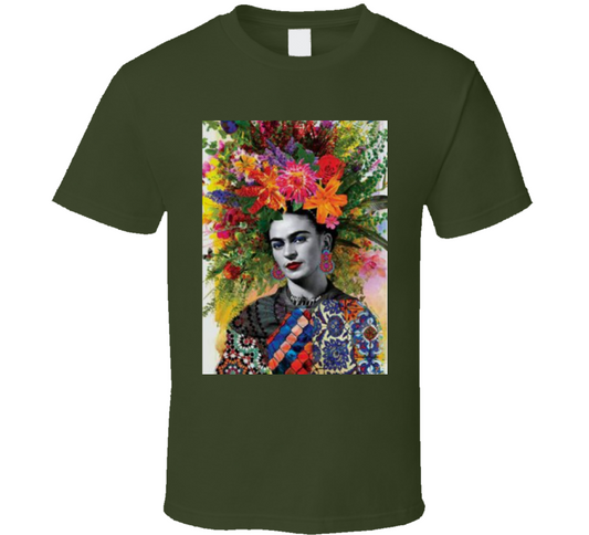 Green Ms. Frida  T Shirt